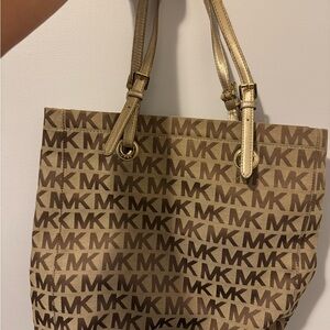 Michael Kors Brown Iconic Tote Bag